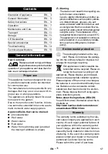 Preview for 17 page of Kärcher GP 50 Manual