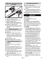 Preview for 15 page of Kärcher HD 1050 DE Cage Original Instructions Manual