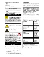 Preview for 147 page of Kärcher HD 1050 DE Cage Original Instructions Manual