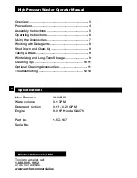Preview for 2 page of Kärcher HD 3.1 / 31 P Operator'S Manual