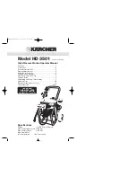 Kärcher HD 3501 Operator'S Manual preview