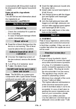 Preview for 8 page of Kärcher HD 4.5/32-4 S Eb HD 4.5/32-4 S Ec Instructions Manual