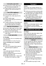 Preview for 15 page of Kärcher HD 5/11 C Plus Manual