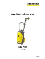 Предварительный просмотр 1 страницы Kärcher HD 5 12 Service Manual