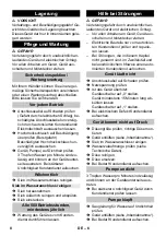 Preview for 8 page of Kärcher HD 5/13 P Manual