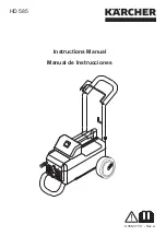 Предварительный просмотр 1 страницы Kärcher HD 585 Instruction Manual