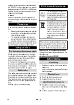 Preview for 12 page of Kärcher HD 600 Instruction Manual