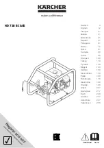 Preview for 1 page of Kärcher HD 728 B Cage Manual