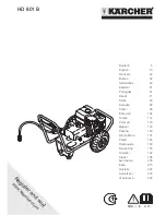 Предварительный просмотр 1 страницы Kärcher HD 801 B Cage Operating Instructions Manual