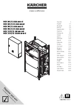 Preview for 1 page of Kärcher HDC 120/12 Advanced Manual
