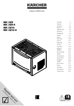 Preview for 1 page of Kärcher HDC 20/8 Manual