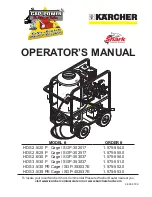 Kärcher HDS 2.6/30 P Cage Operator'S Manual preview