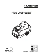 Kärcher HDS 2000 Super Operating Instructions Manual preview