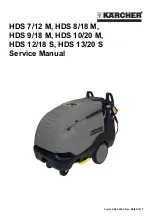 Preview for 1 page of Kärcher HDS 7/12 M Service Manual