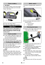 Предварительный просмотр 16 страницы Kärcher HT 615 Bp Manual