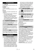 Предварительный просмотр 83 страницы Kärcher HV 1/1 Bp Manual