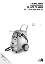 Kärcher IB 7/40 Advanced Manual preview