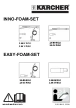 Предварительный просмотр 1 страницы Kärcher Inno-Foam-Set Manual