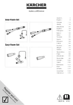 Preview for 1 page of Kärcher Inno-Foam Set Manual