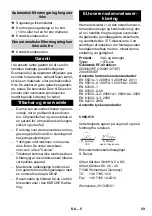 Preview for 59 page of Kärcher IVC 60/12-1 Tact Ec User Manual