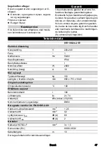 Предварительный просмотр 47 страницы Kärcher IVR 100/24-2 Ef Operating Instructions Manual