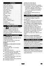 Предварительный просмотр 133 страницы Kärcher IVR-L 100/30 Sc Instruction Manual