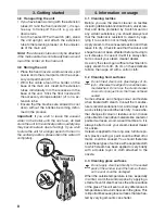 Preview for 8 page of Kärcher K 1405 Manual