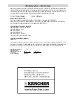 Предварительный просмотр 16 страницы Kärcher K 1405 Manual