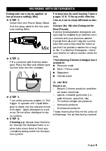 Предварительный просмотр 9 страницы Kärcher K 2.01 Manual