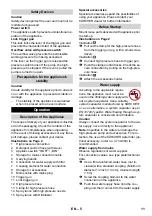 Preview for 11 page of Kärcher K 2.15 Manual