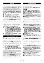 Preview for 13 page of Kärcher K 2.15 Manual