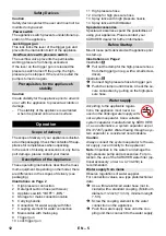 Preview for 12 page of Kärcher K 2.185 Manual