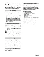 Preview for 3 page of Kärcher K 2.19 Operating Instructions Manual