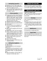 Preview for 7 page of Kärcher K 2.19 Operating Instructions Manual