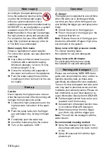 Preview for 12 page of Kärcher K 2.21 Manual
