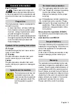 Preview for 3 page of Kärcher K 2.395 Operating Instructions Manual