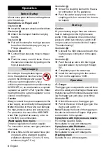 Preview for 8 page of Kärcher K 2.395 Operating Instructions Manual