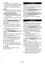 Preview for 8 page of Kärcher K 2.399 Manual