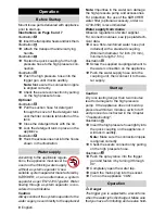 Preview for 8 page of Kärcher K 2.400 Operating Instructions Manual