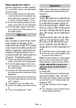 Preview for 8 page of Kärcher K 2.420 Original Instructions Manual