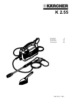 Preview for 1 page of Kärcher K 2.55 Operator'S Manual