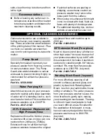 Preview for 13 page of Kärcher K 2.7 Operator'S Manual