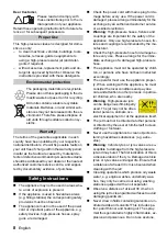 Preview for 8 page of Kärcher K 2.70 Manual