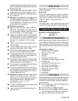 Предварительный просмотр 9 страницы Kärcher K 2-75 Operating Instructions Manual