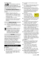 Предварительный просмотр 129 страницы Kärcher K 2.87 Instruction Manual