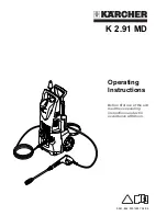 Preview for 1 page of Kärcher K 2.91 MD Operating Instructions Manual