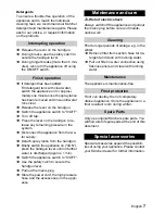 Preview for 7 page of Kärcher K 2.91 MD Operating Instructions Manual