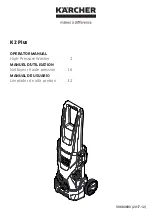 Preview for 1 page of Kärcher K 2 Plus Operator'S Manual