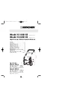 Предварительный просмотр 1 страницы Kärcher K 2200 IB Operator'S Manual