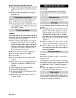 Предварительный просмотр 8 страницы Kärcher K 3.160 Operating Instructions Manual